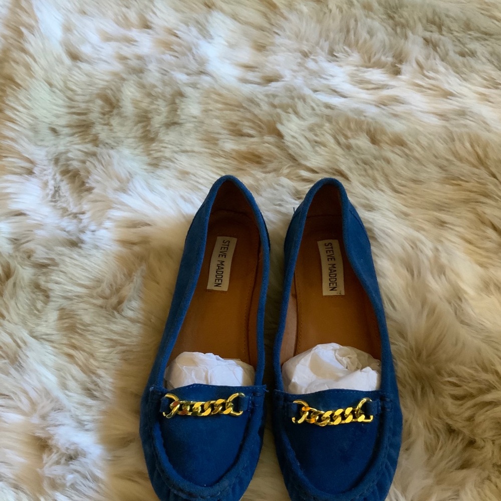 Blue Flats Shoes